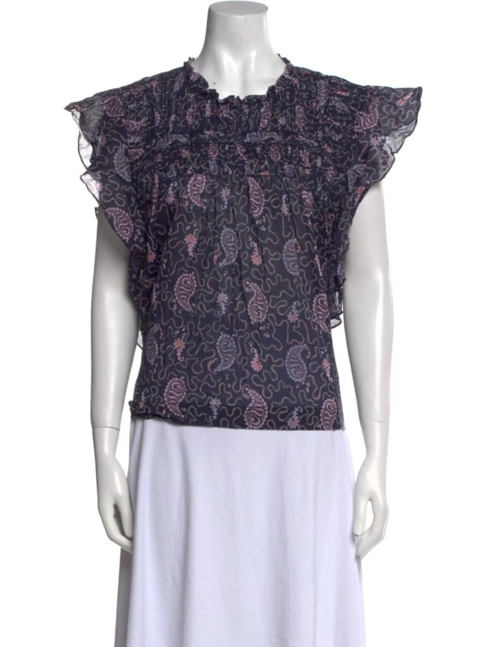 Étoile Isabel Marant  Printed Crew Neck Top